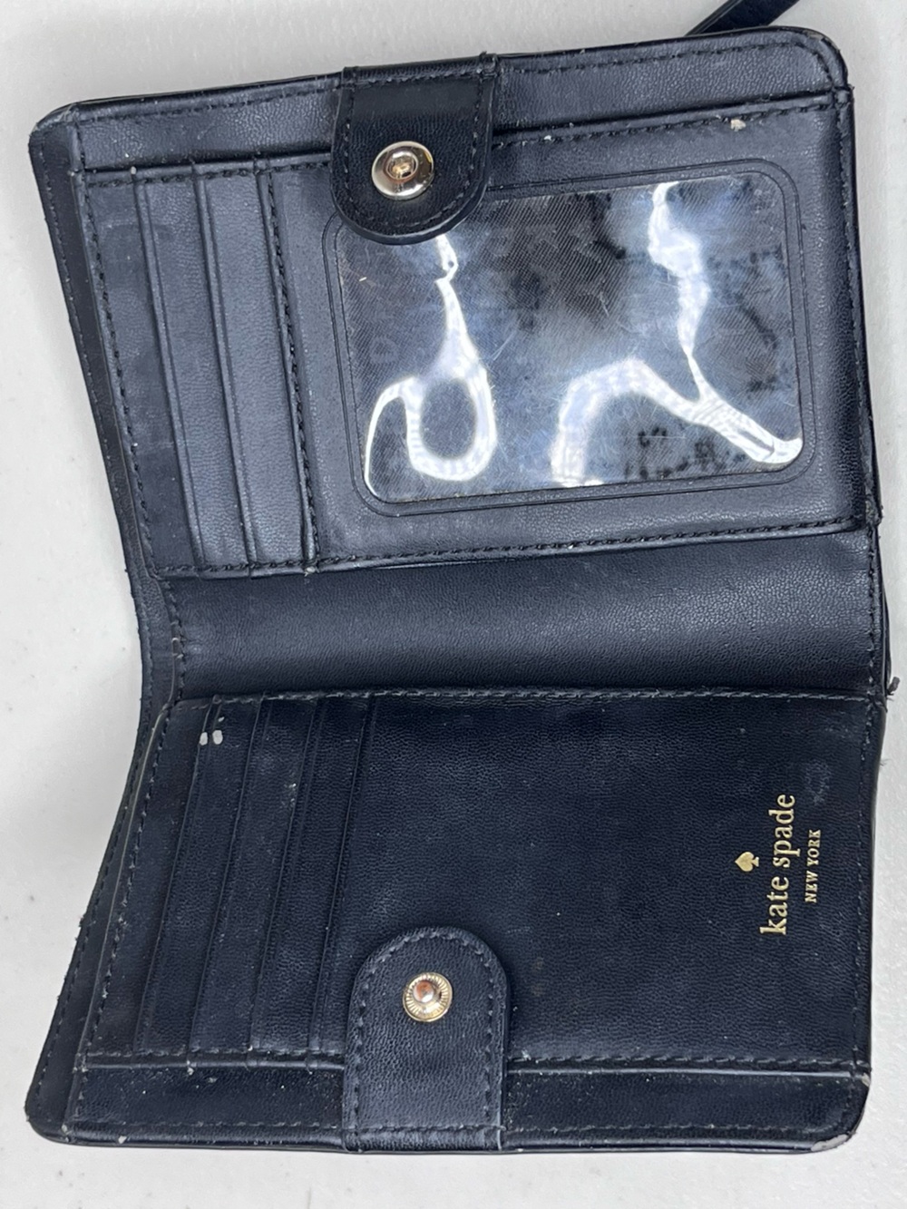 Kate Spade Grove Street Tellie Black Leather Wallet - Picture 11 of 15